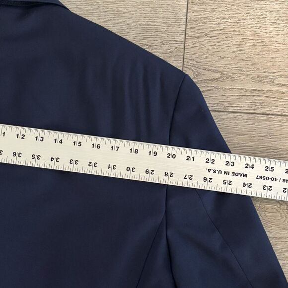 Lauren Ralph Lauren Classic Blazer Men 46R LRL Navy Gold Buttons Wool Sport Coat - Picture 8 of 9